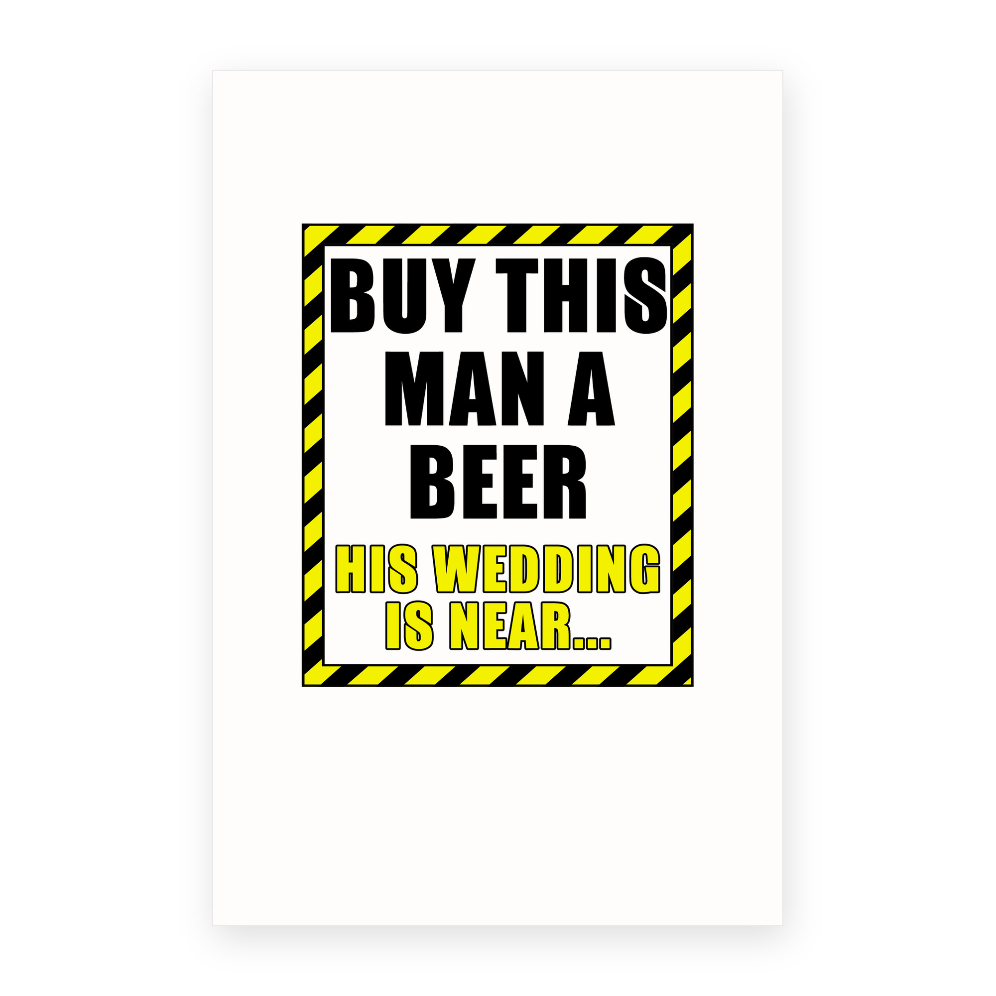 Buy This Man a Beer His Wedding is Near