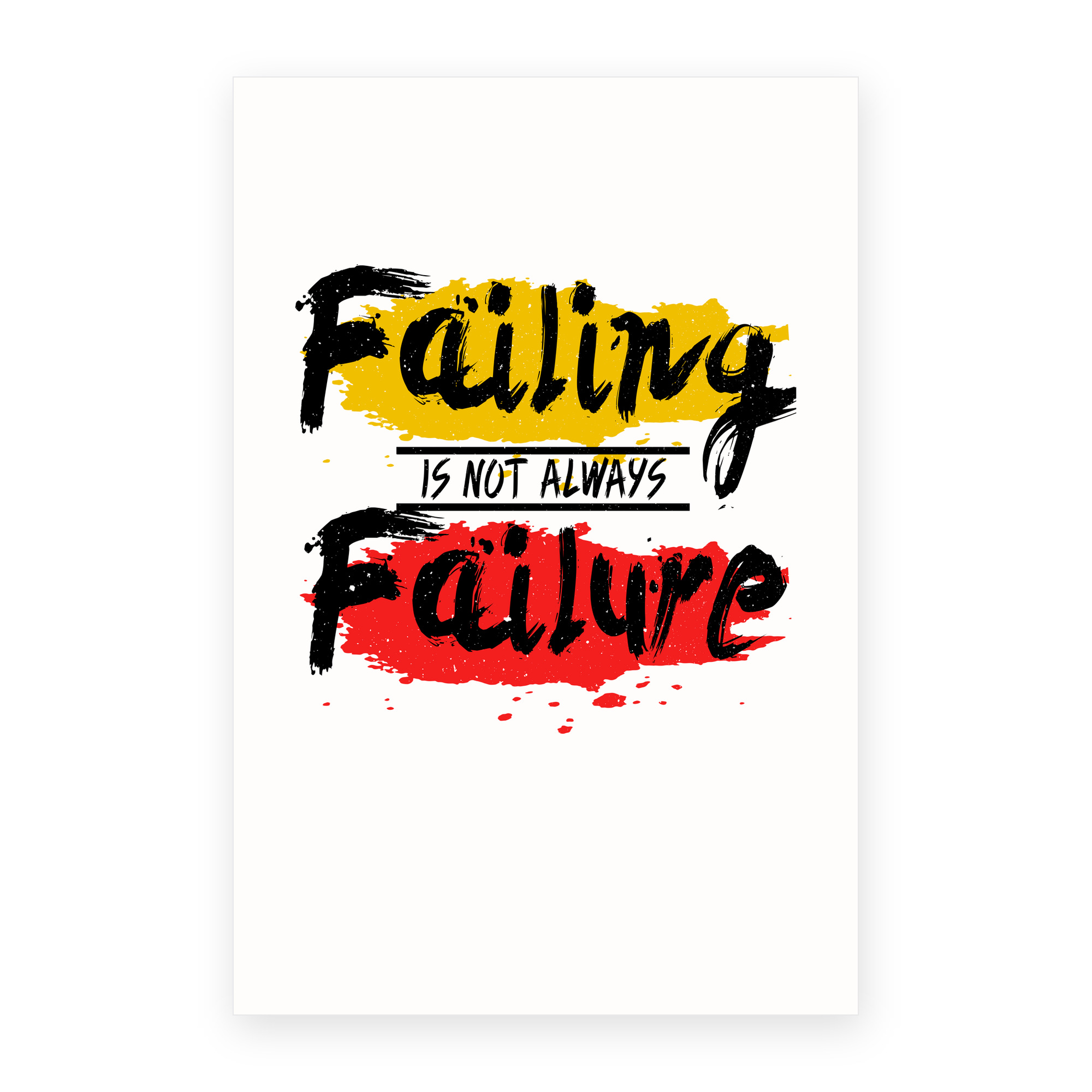 Failing Not Always Failure