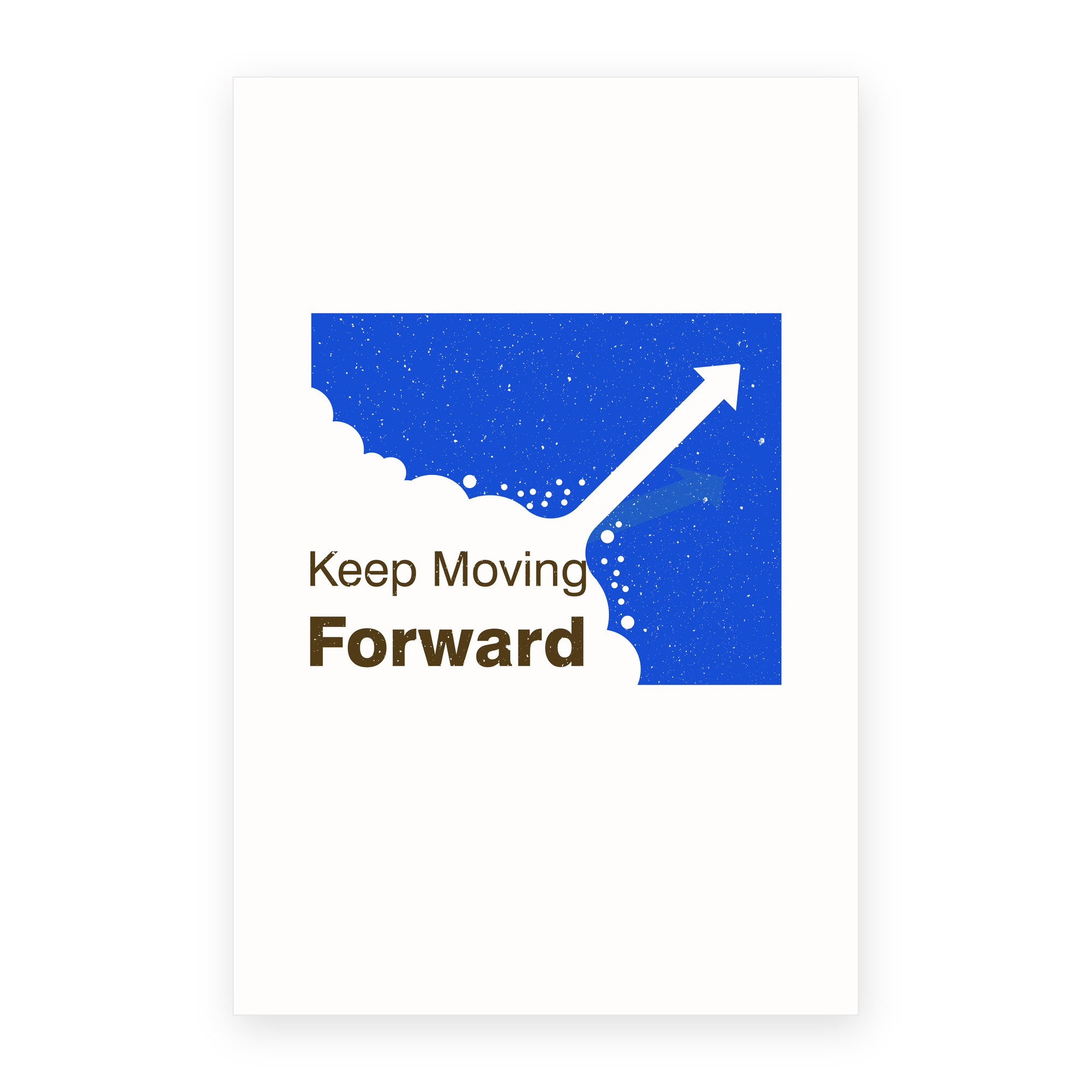 DistinctInk Greeting Card - Keep Moving Forward