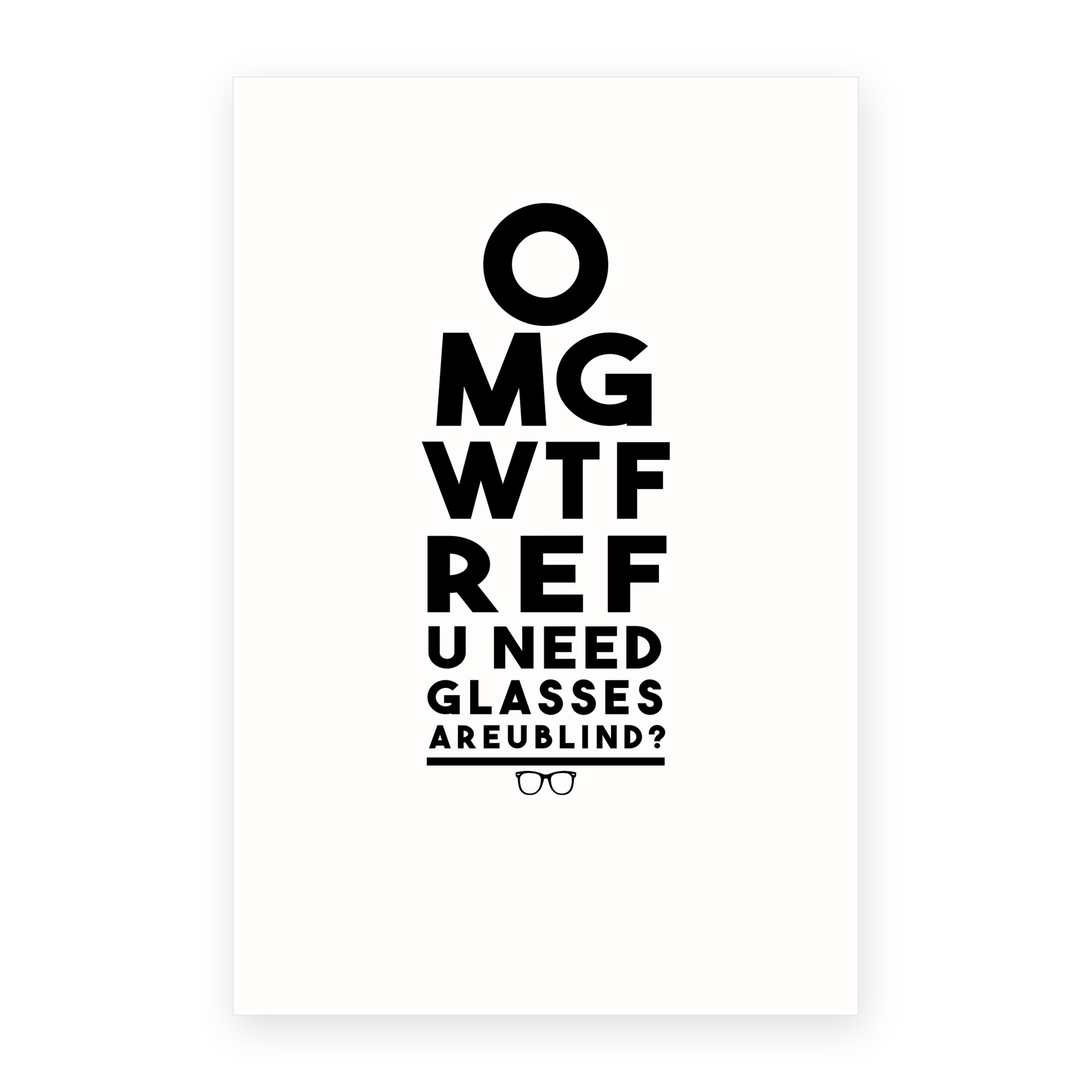 OMG WTF Ref U Need Glasses
