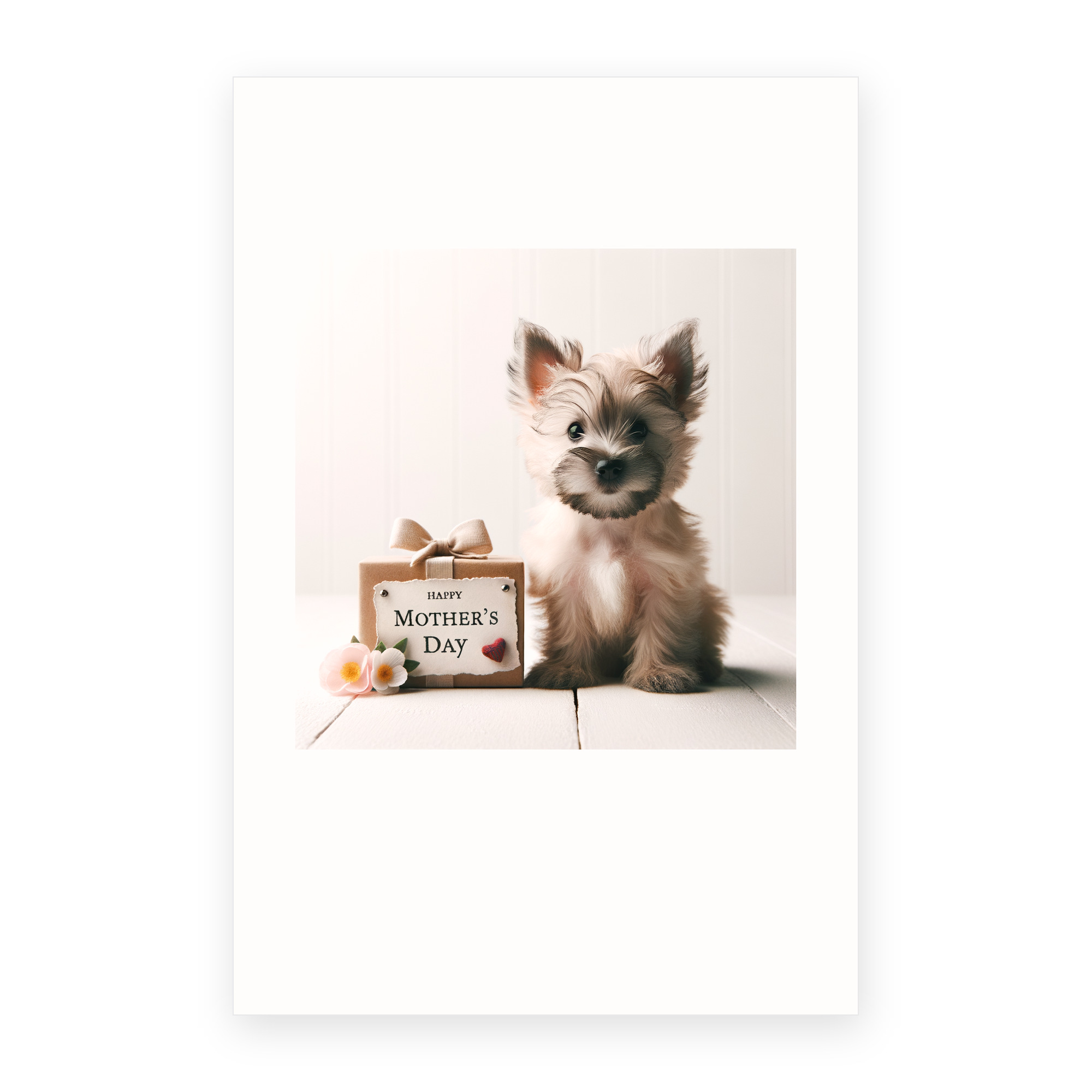 Cairn Terrier Puppy greeting card