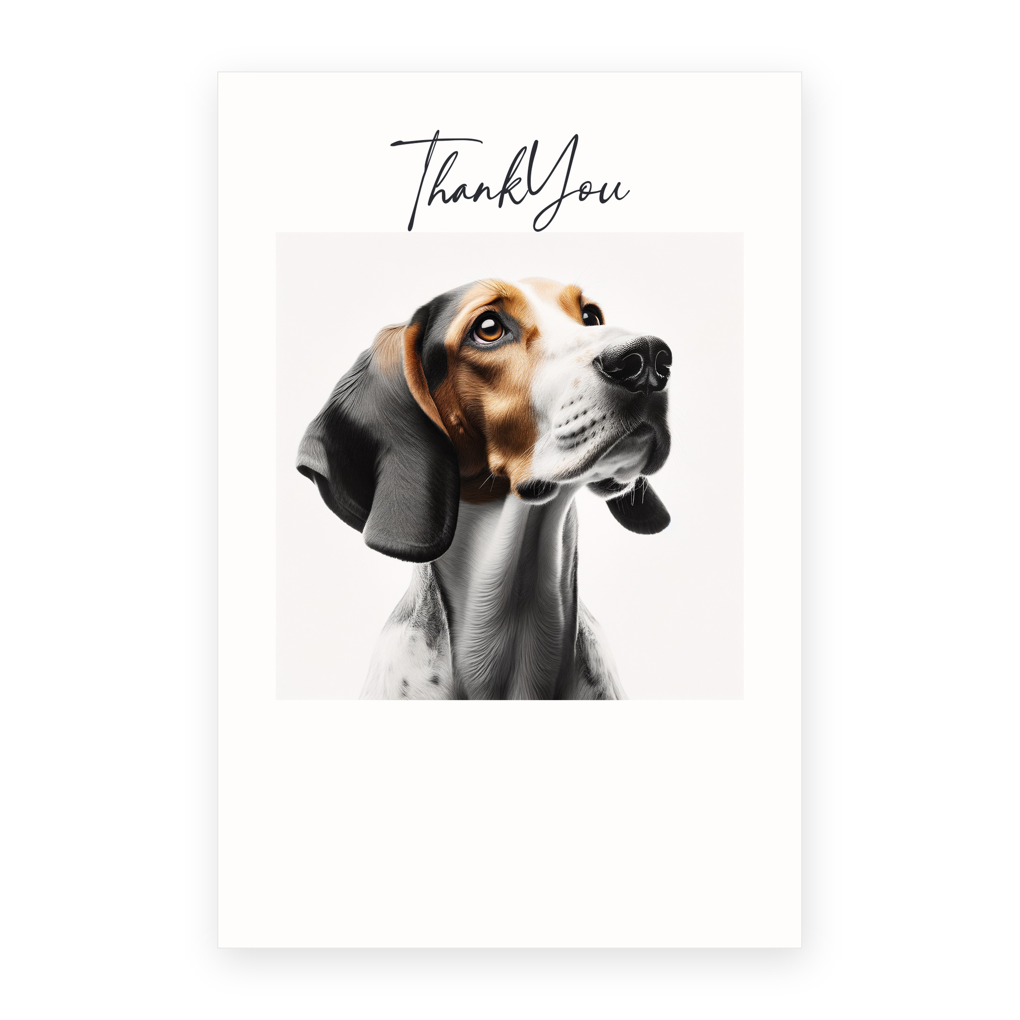 Treeing Walker Coonhound greeting card