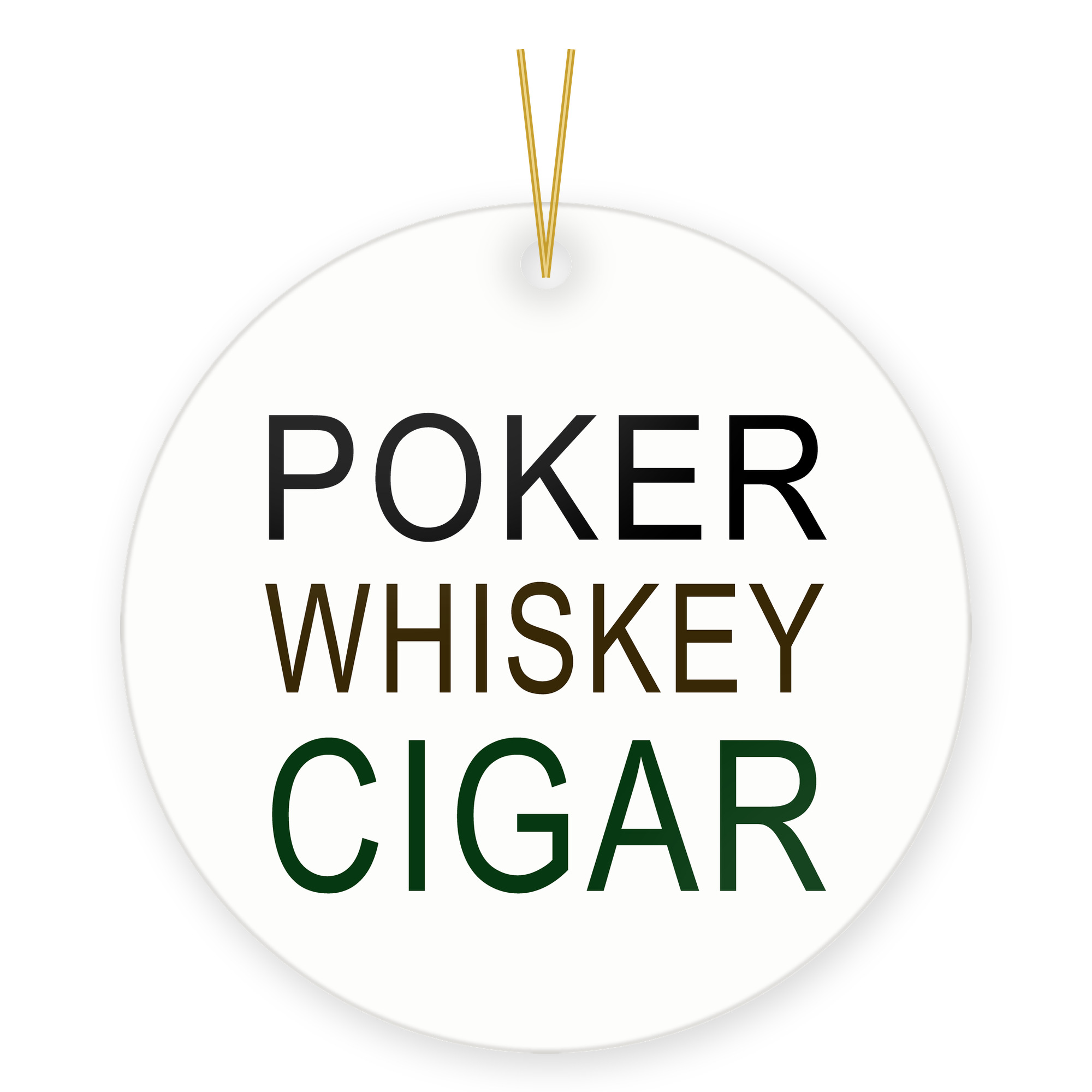 Poker Player Whiskey Lover Cigar Smoker Gift