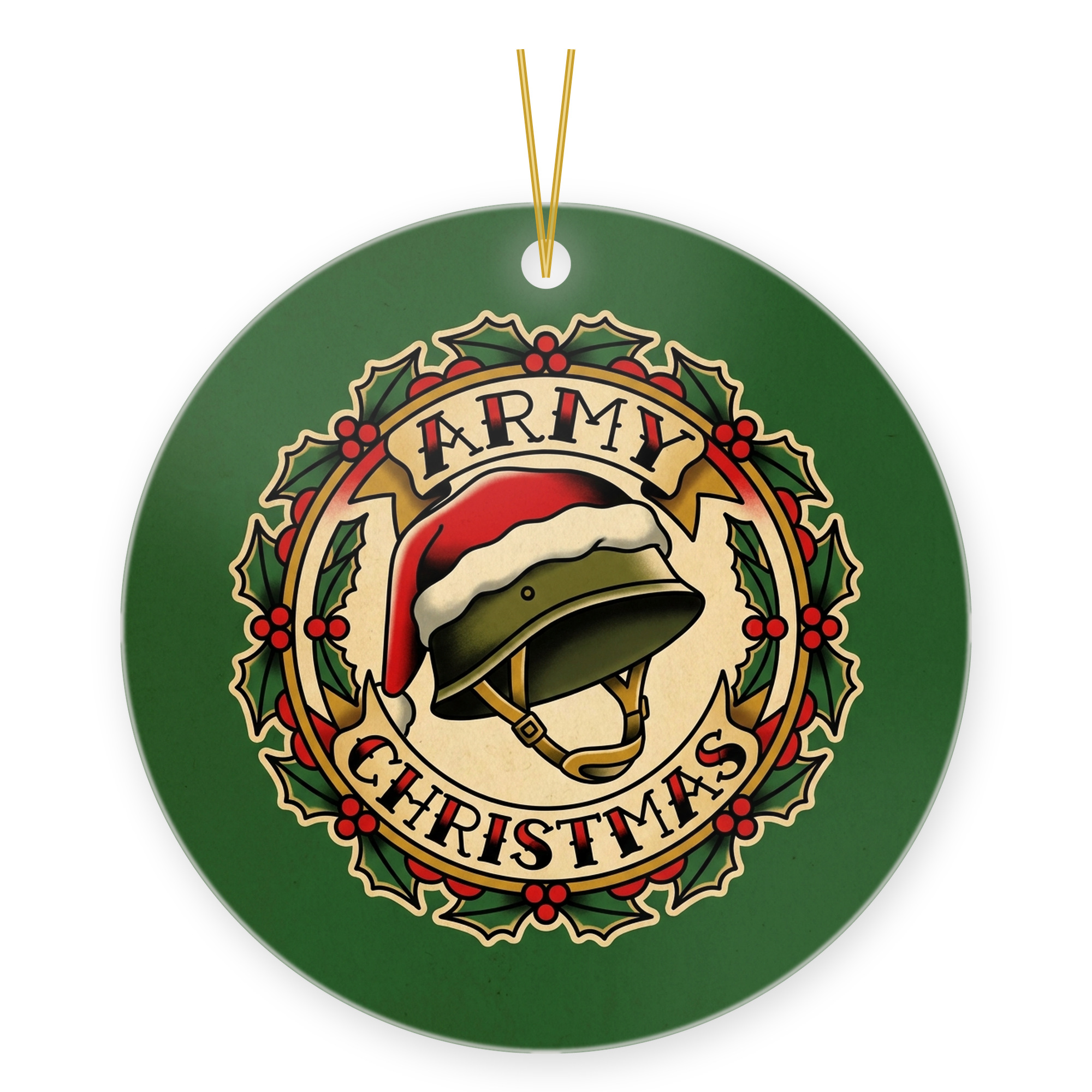 Army Christmas Ornament for Soldier or Military Veteran